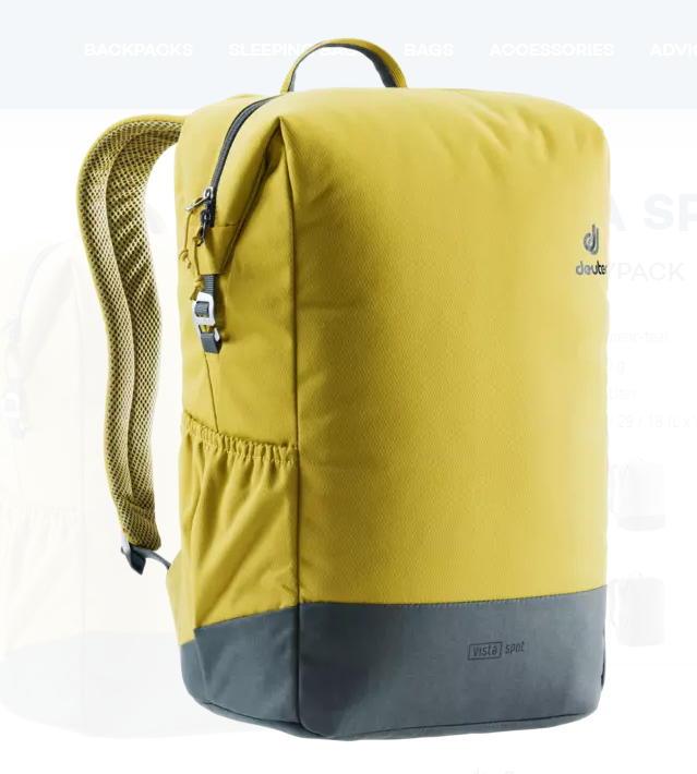 

Велорюкзак Deuter Vista Spot, 18 л, turmeric-teal, 2020-21, 3811221_8205