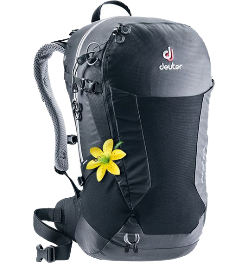 Велорюкзак Deuter Futura SL, женский, 22 л, black, 3400018_7000 велорюкзак deuter act trail sl женский 28 л turquoise midnight 3440215 3312