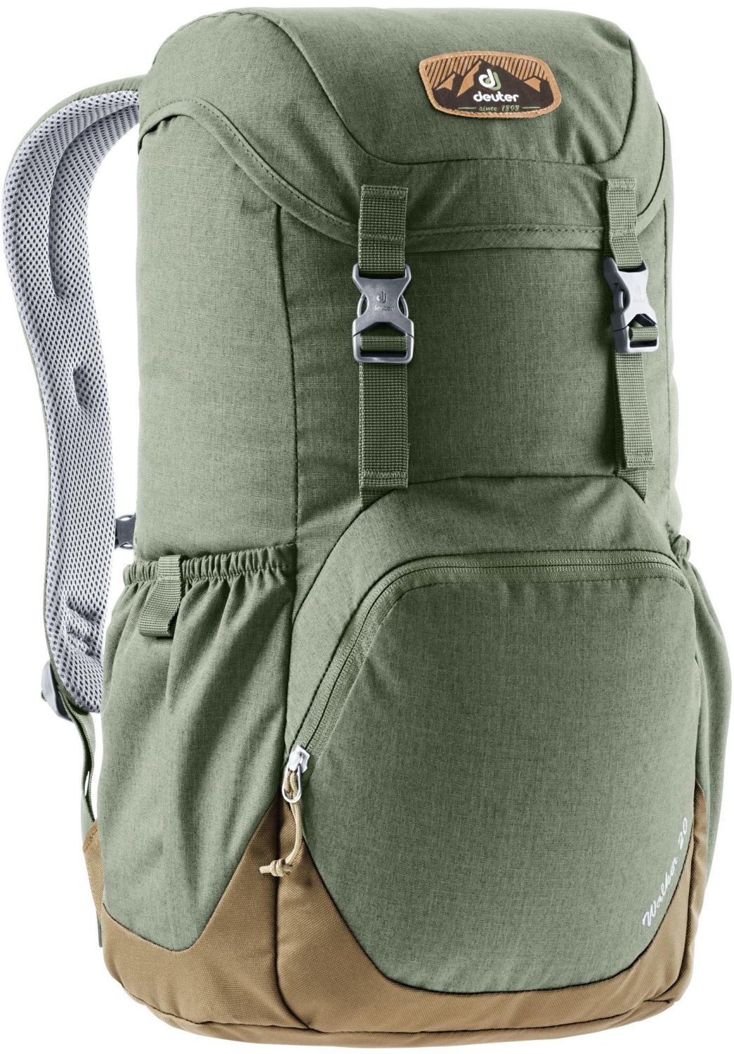 Велорюкзак Deuter Walker, 20 л, khaki-lion, 3810617_2608 велорюкзак deuter walker 24 л khaki lion 3810717 2608