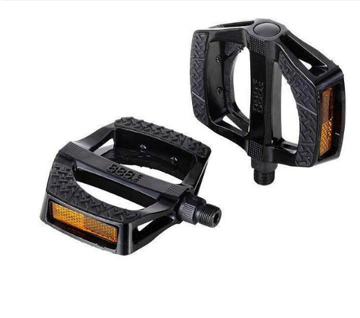 Педали велосипедные BBB pedals trekking ErgoRide, Black, 2020, BPD-46 педали велосипедные bbb pedals trekking steadyrider bulk workshop packaging 25 pairs 2019 bpd 44oem