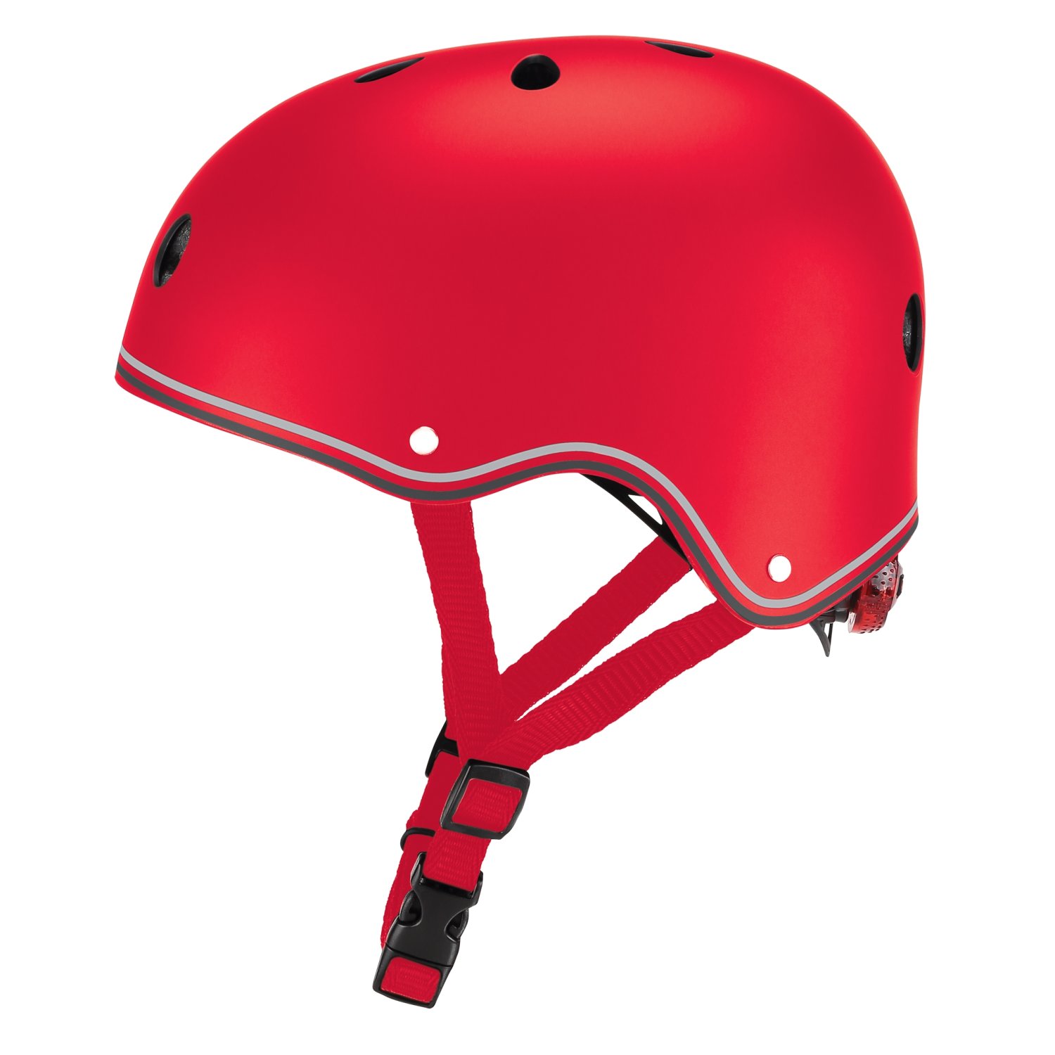 фото Шлем велосипедный globber primo lights, детский, красный (размер: xs/s (48-53cm) )