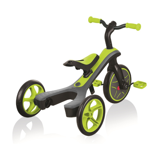 фото Беговел-трансформер globber trike explorer (2 in 1), зеленый, 2020