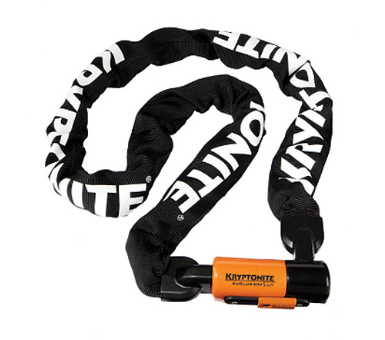 фото Замок велосипедный kryptonite evolution 1016 integrated chain, 5.25" (10mm x 160cm), 2020