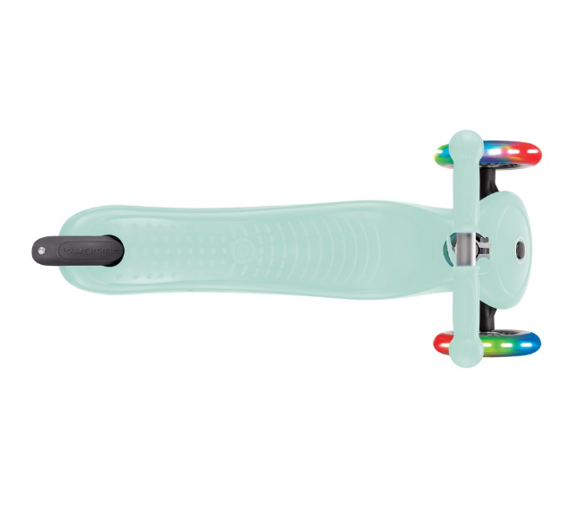 фото Самокат-трансформер globber go up sporty lights, трехколесный, детский, светящиеся колеса, мятный