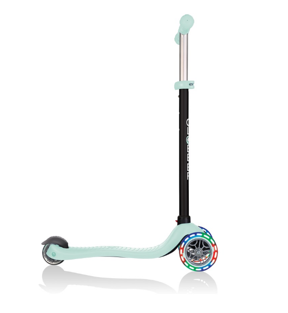 фото Самокат-трансформер globber go up sporty lights, трехколесный, детский, светящиеся колеса, мятный