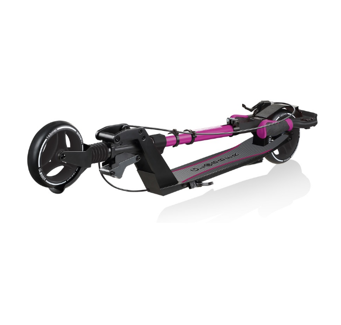 фото Самокат globber one k 165 br, складной, двухколесный, нагрузка до 100 кг, розовый