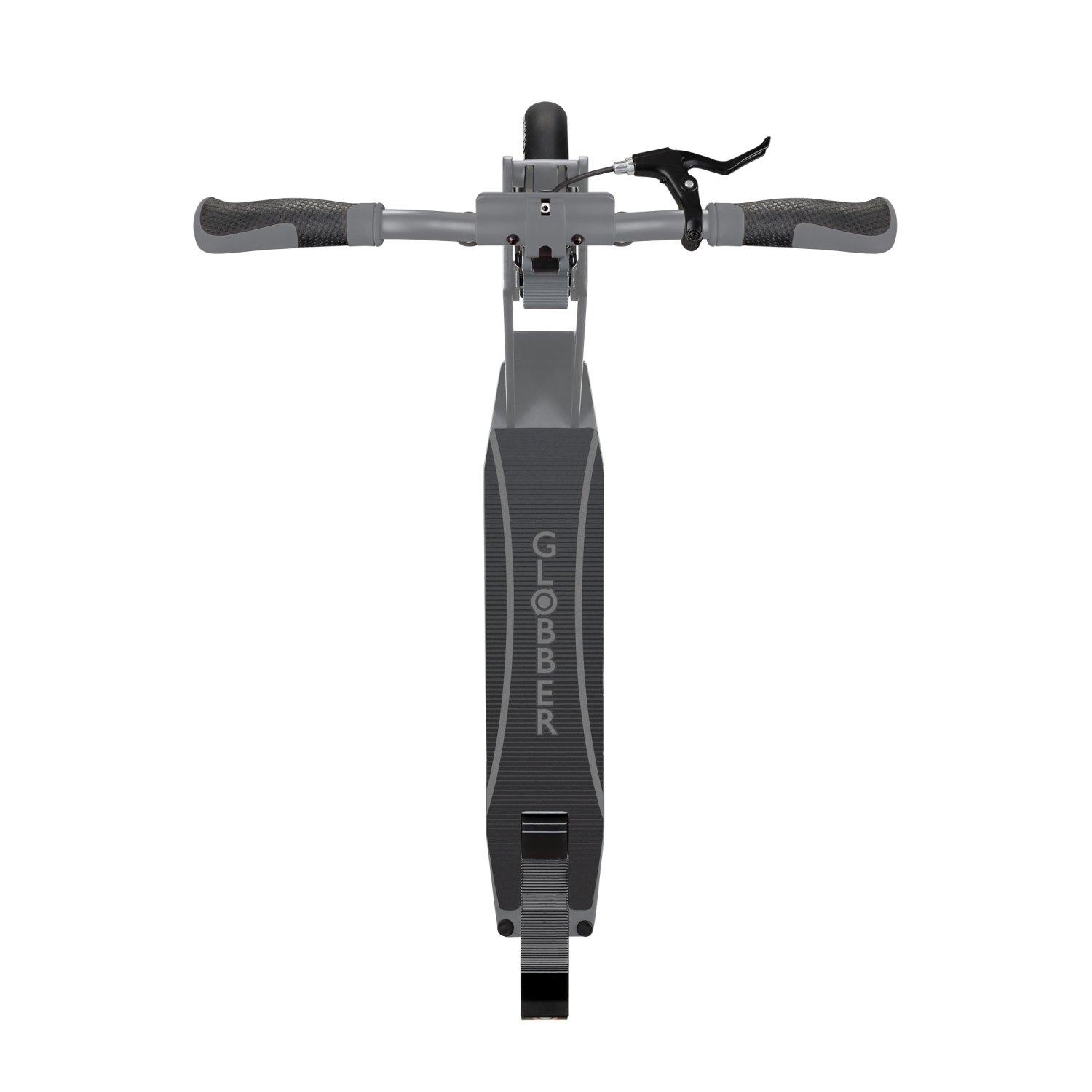 фото Самокат globber one k 165 br, складной, двухколесный, нагрузка до 100 кг, титаниум