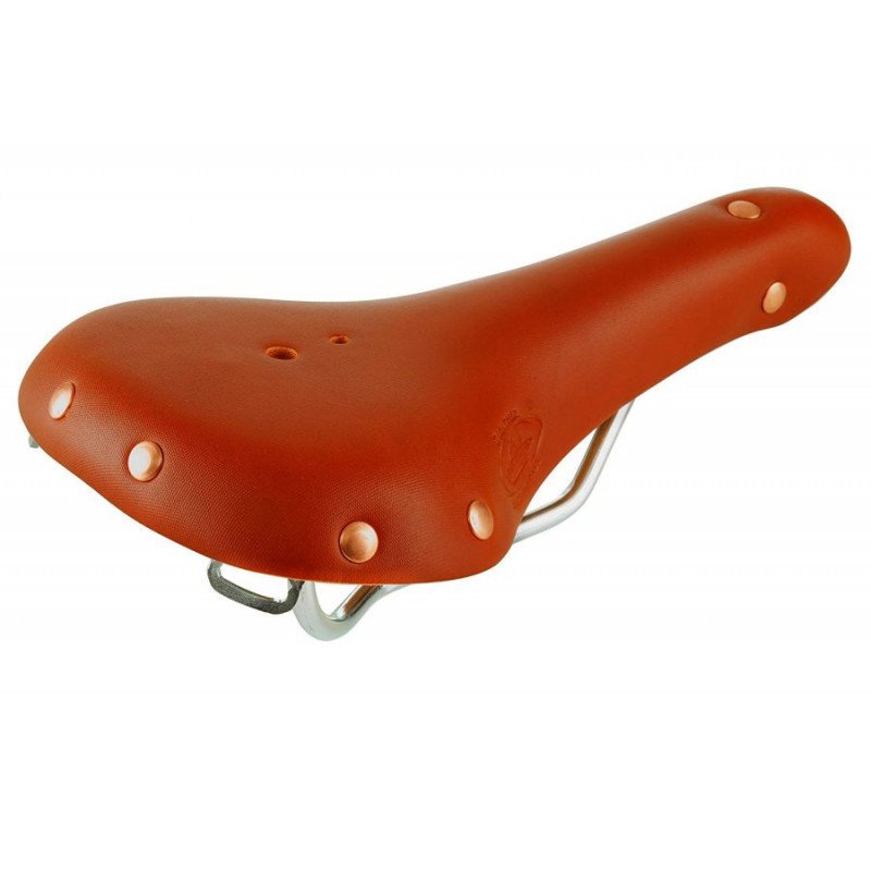 фото Седло велосипедное selle monte grappa smc1 ретро, комфорт, 252х170мм, кожа, handmade, пружины, коричневое, 04-001042 no name