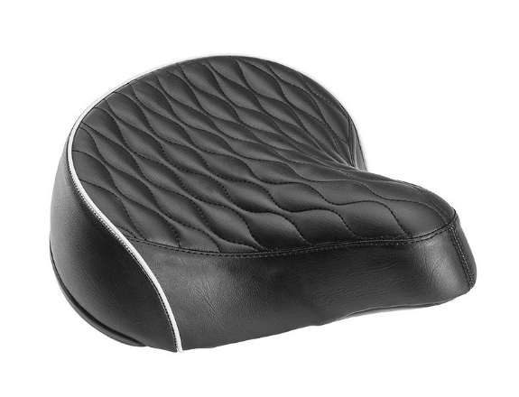 

Седло велосипедное STELS AZ-5566, 280x230 мм, черное, 470181, Черный