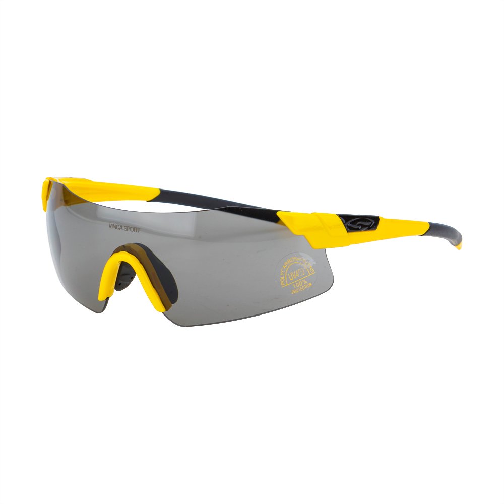 фото Очки велосипедные vinca sport, c серыми линзами, vg 709 lime/black
