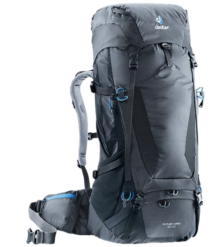 фото Рюкзак туристический deuter futura vario, 50 + 10л, graphite-black, 2018, 3402118_4701