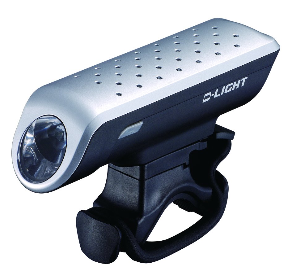 

Фара велосипедная D-LIGHT CG-117P, серебристый, 3008