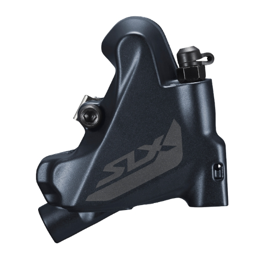 Тормоза на велосипед Калипер SHIMANO SLX  M7110, задний, гидравлический, flat mount, с болтами, полимерные колодки, IBRM7110RDRX