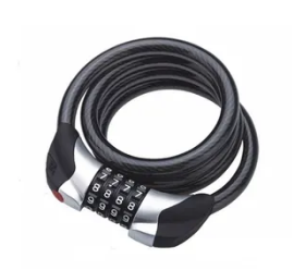 

Замок велосипедный Golden KEY GK87614, противоугонный, 10 х 1200 мм, трос, кодовый, с LED подсветкой, блистер, черный