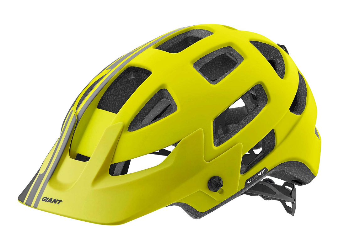 фото Шлем велосипедный giant rail, с технологией mips, матовый желтый/черный (размер: s)