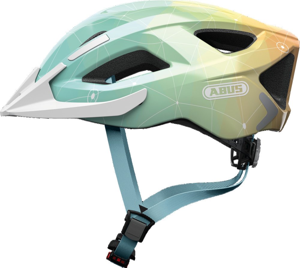 фото Шлем велосипедный abus aduro 2.0, blue art, 2021 (размер: l(58-62см))