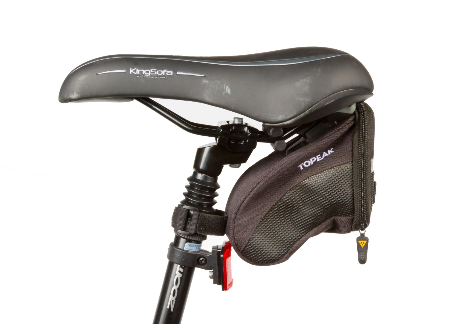 Сумка велосипедная TOPEAK Aero Wedge Pack, под седло, размер S (0,66 л), TC2251B купить на ЖДБЗ.ру - фотография № 5