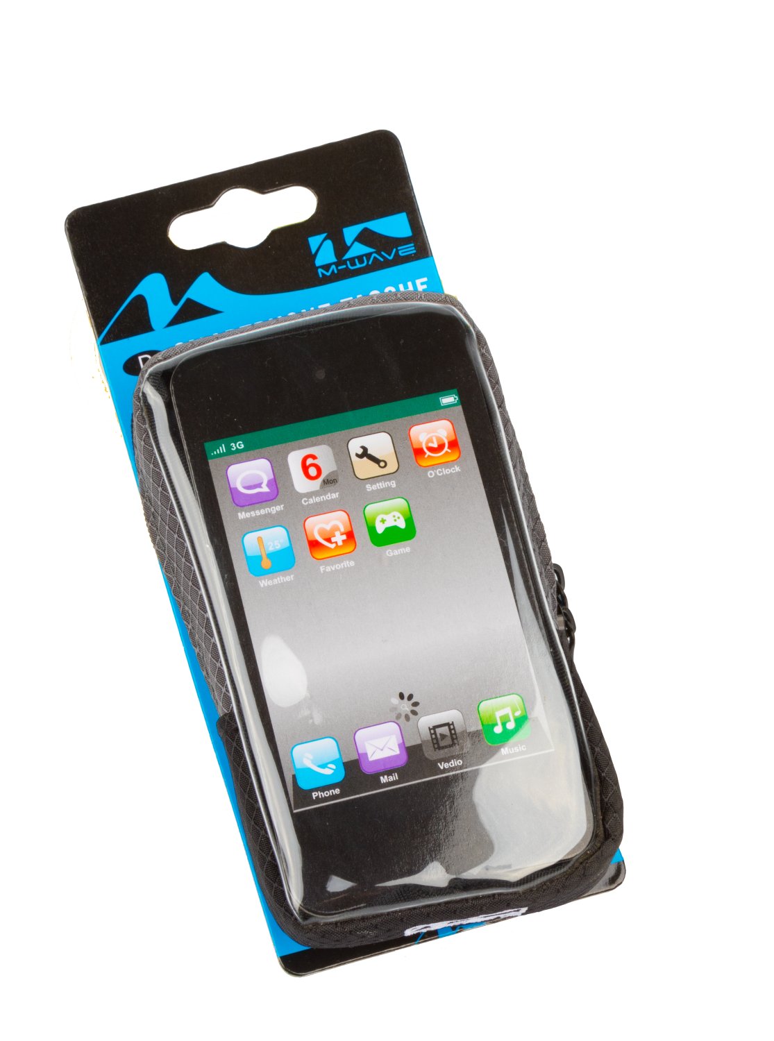 Сумочка/чехол M-WAVE на руль для смартфона 125х70х20мм быстросъемная, влагозащитная, черная 5-122396 sks чехол для телефона sks smartboy plus с креплением на руль