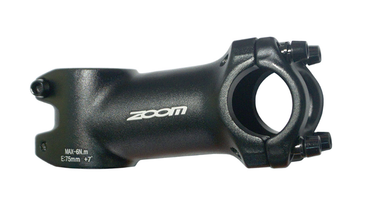 

Вынос велосипедный ZOOM, 1-1/8" х 75мм х 25,4мм х 7°, черный, TDS-D349-8