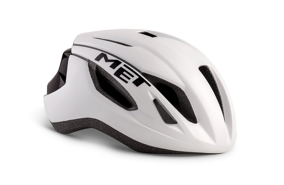фото Велошлем met strale white black/matt glossy 2021 (размер: s (52/56 см))