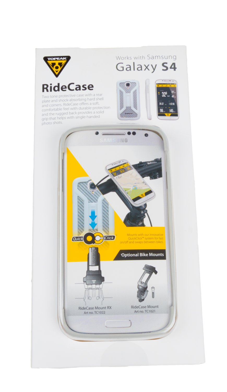 Чехол TOPEAK для телефона samsung Galaxy S4 с креплением на велосипед , белый, TRK-TT9836W купить на ЖДБЗ.ру - фотография № 3