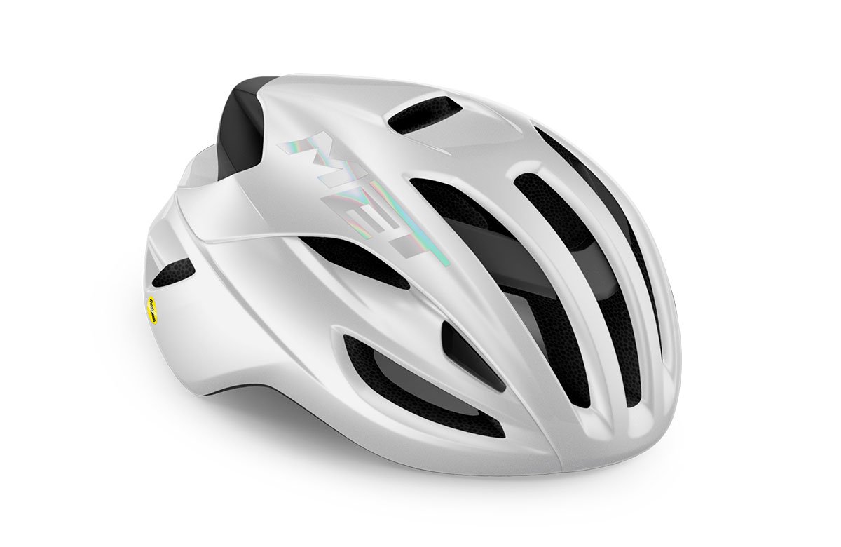 фото Велошлем met rivale mips white holographic/glossy 2021 (размер: s (52/56 см))