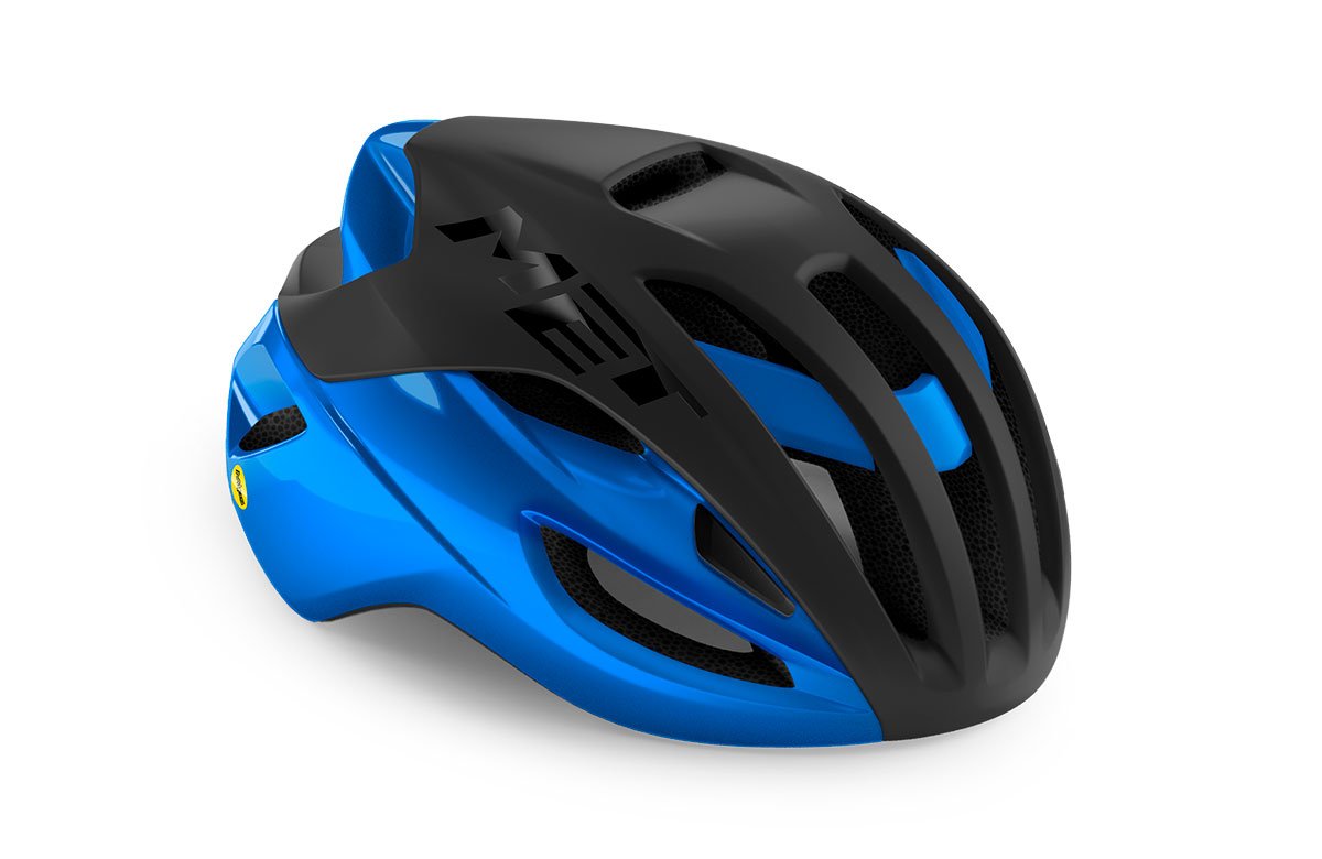 фото Велошлем met rivale mips black blue metallic/matt glossy 2021 (размер: m (56/58 см))