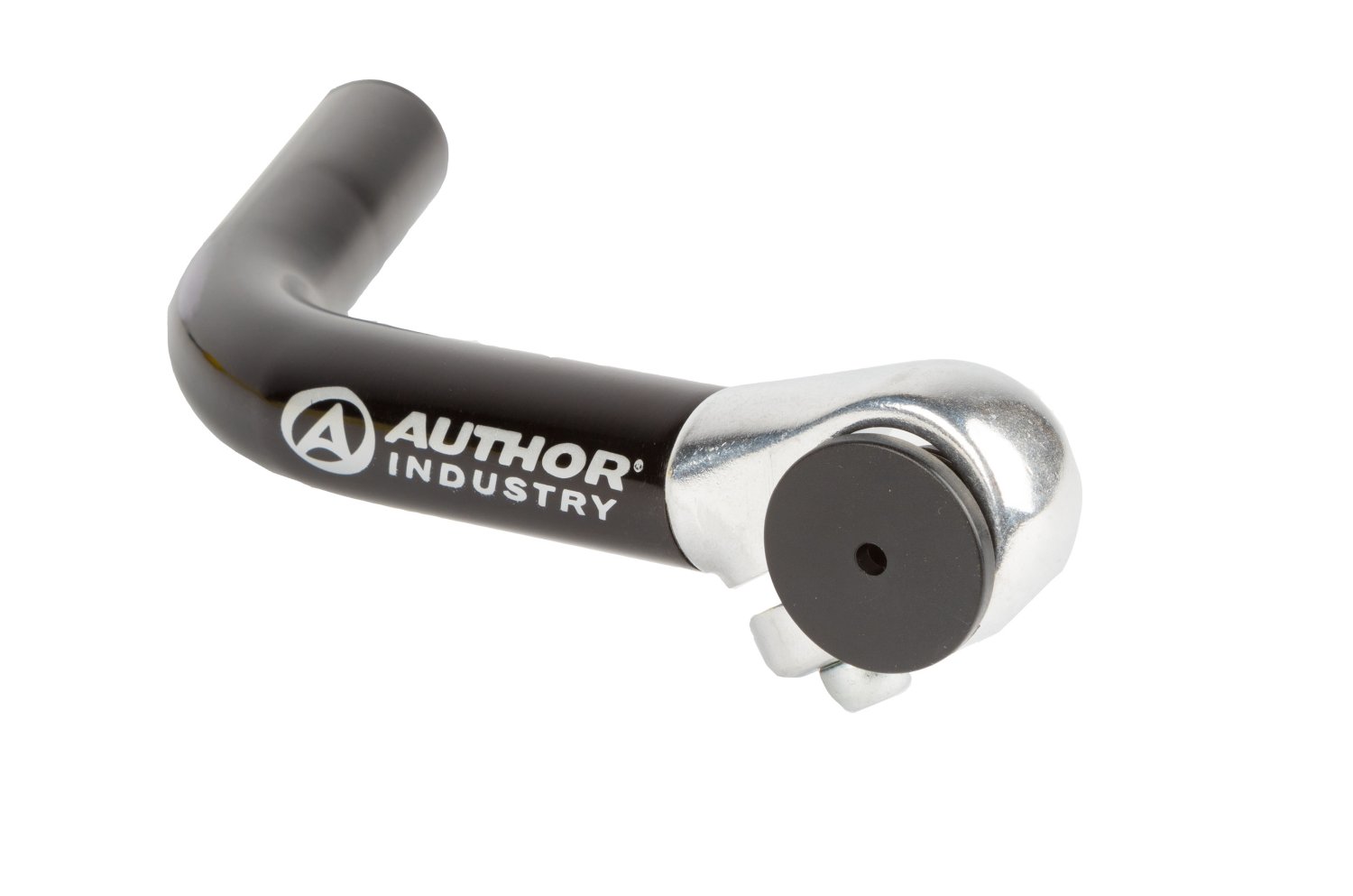 Рога для велосипеда Author алюминиевые длинные ABE-004 Blk изогнутые черные 8-33050001