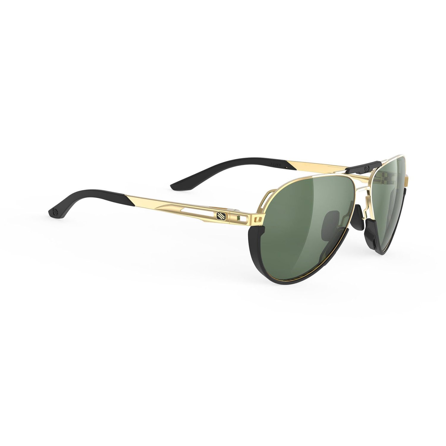 фото Очки велосипедные rudy project skytrail, light gold shiny - green, ml380105-0000
