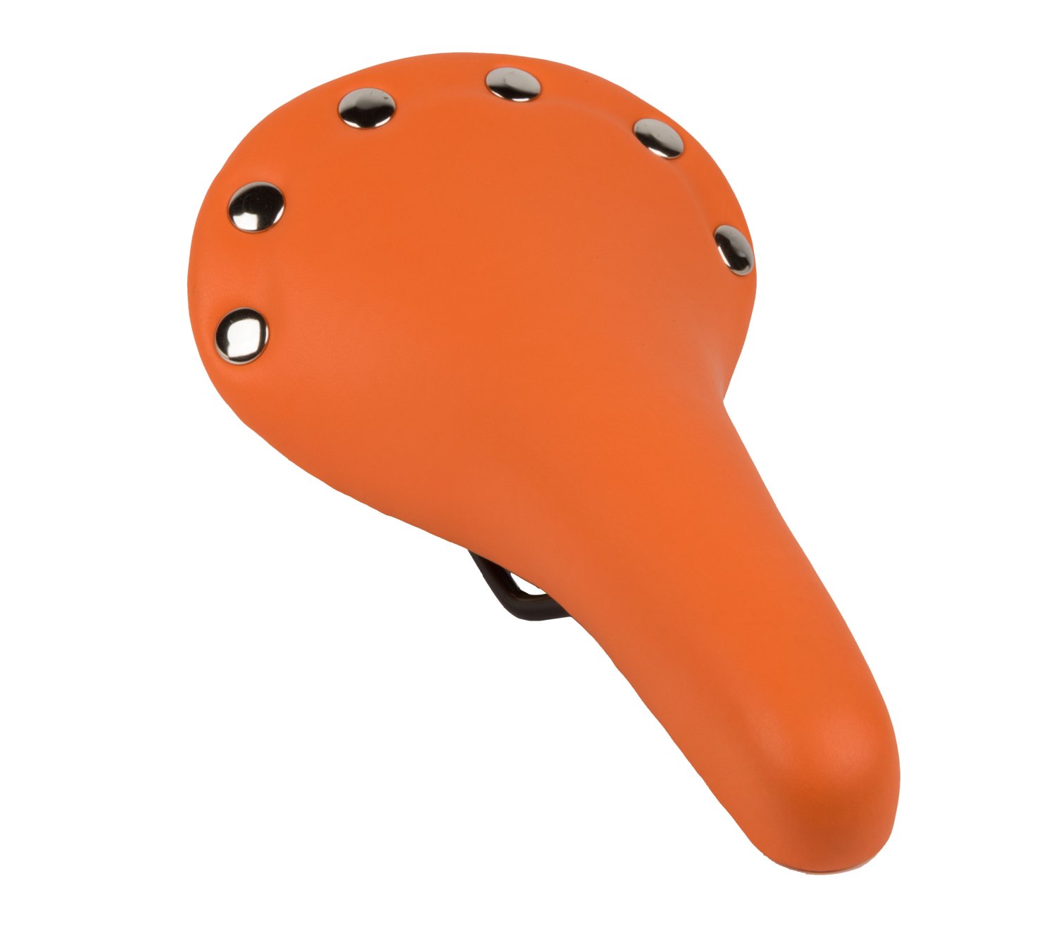 Седло  VENTURA RIVET, универсальное, 278х153 мм, ретро-дизайн, оранжевое,  5-251047 оранжевое горлышко сказки