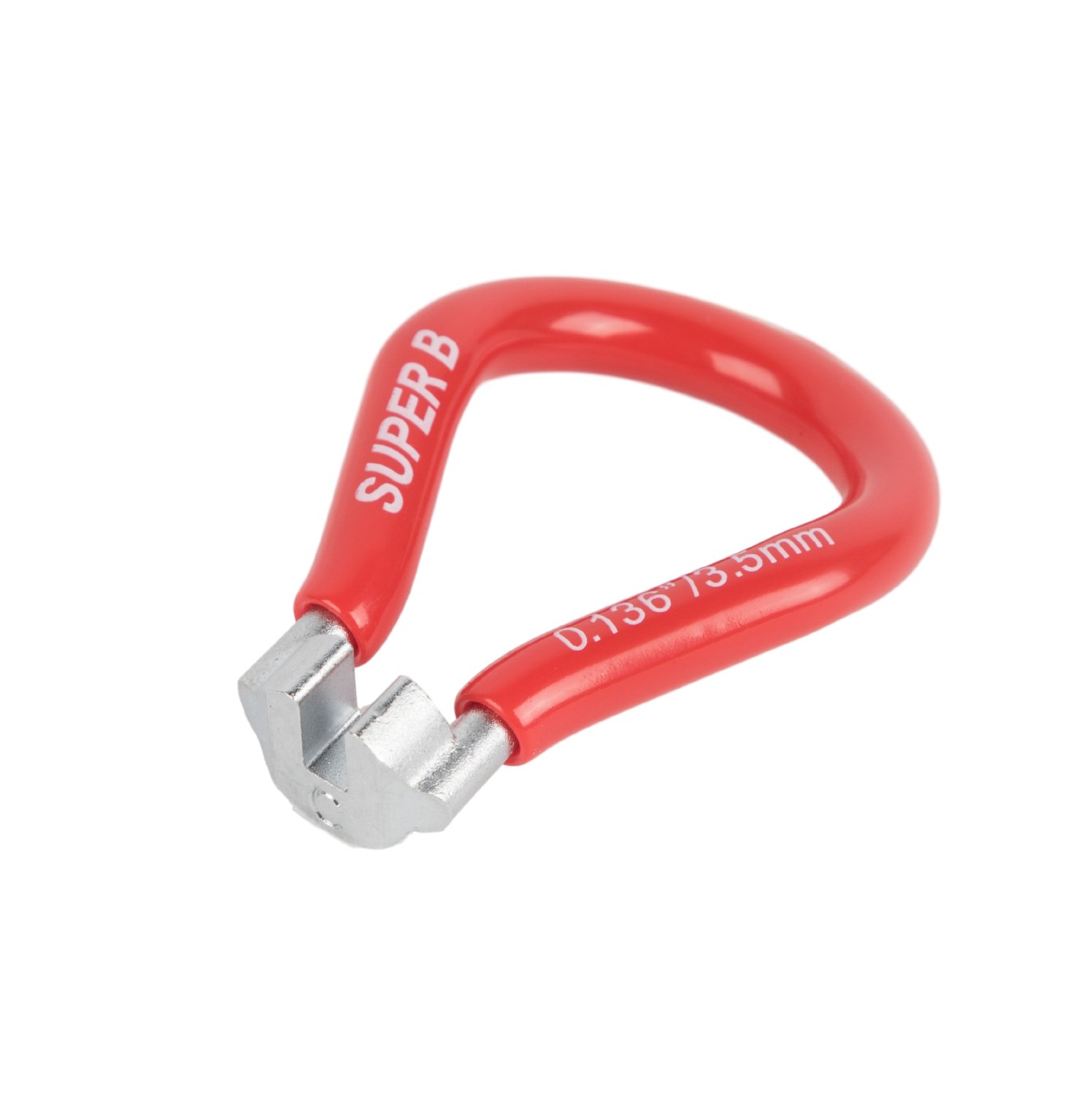 фото Ключ для спиц super b, 0.136"(asian), красный, 5560