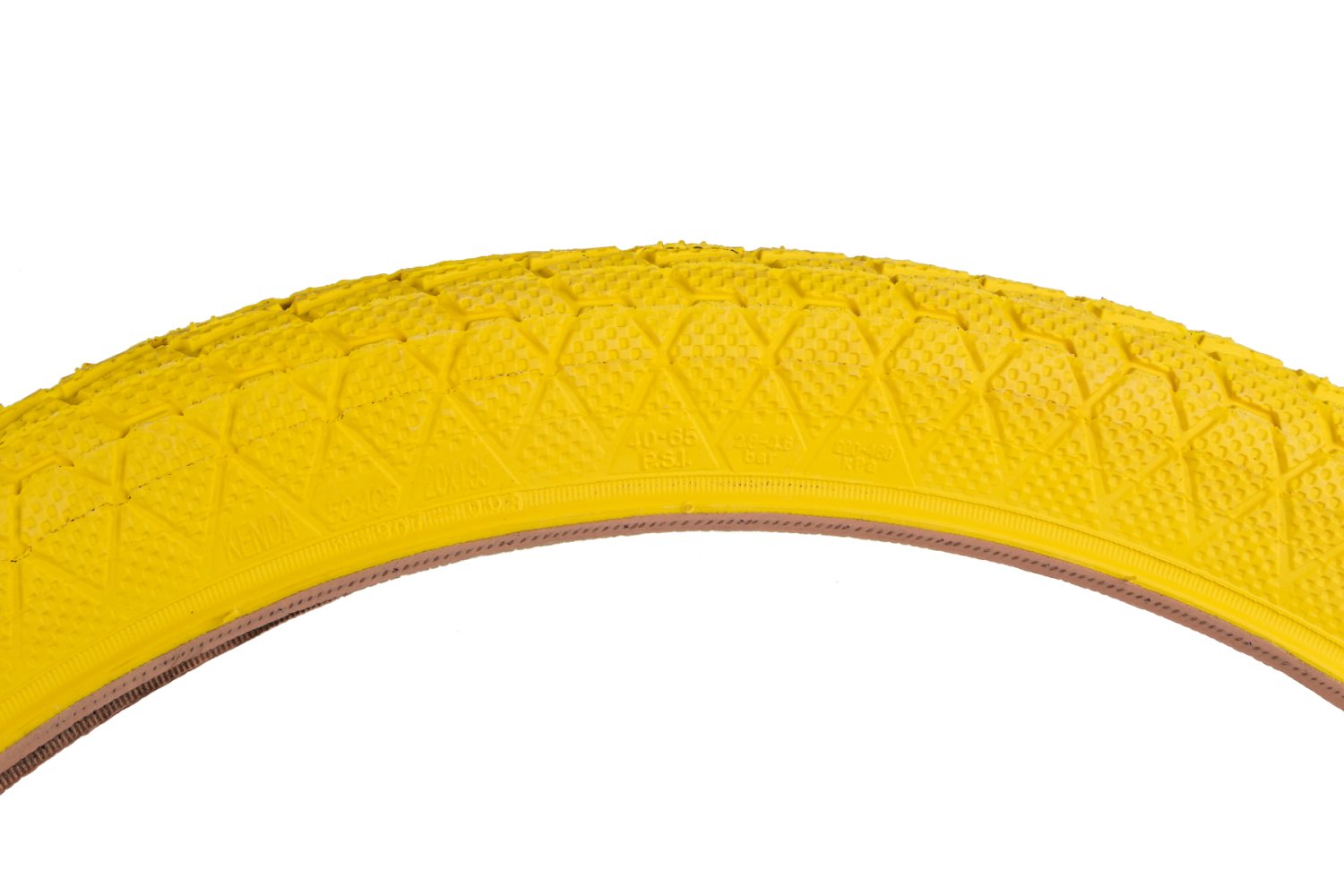 

Покрышка для велосипеда KENDA 20"х1.95 (50-406) K907 KRACKPOT низкий, желтая 5-527217, Желтый