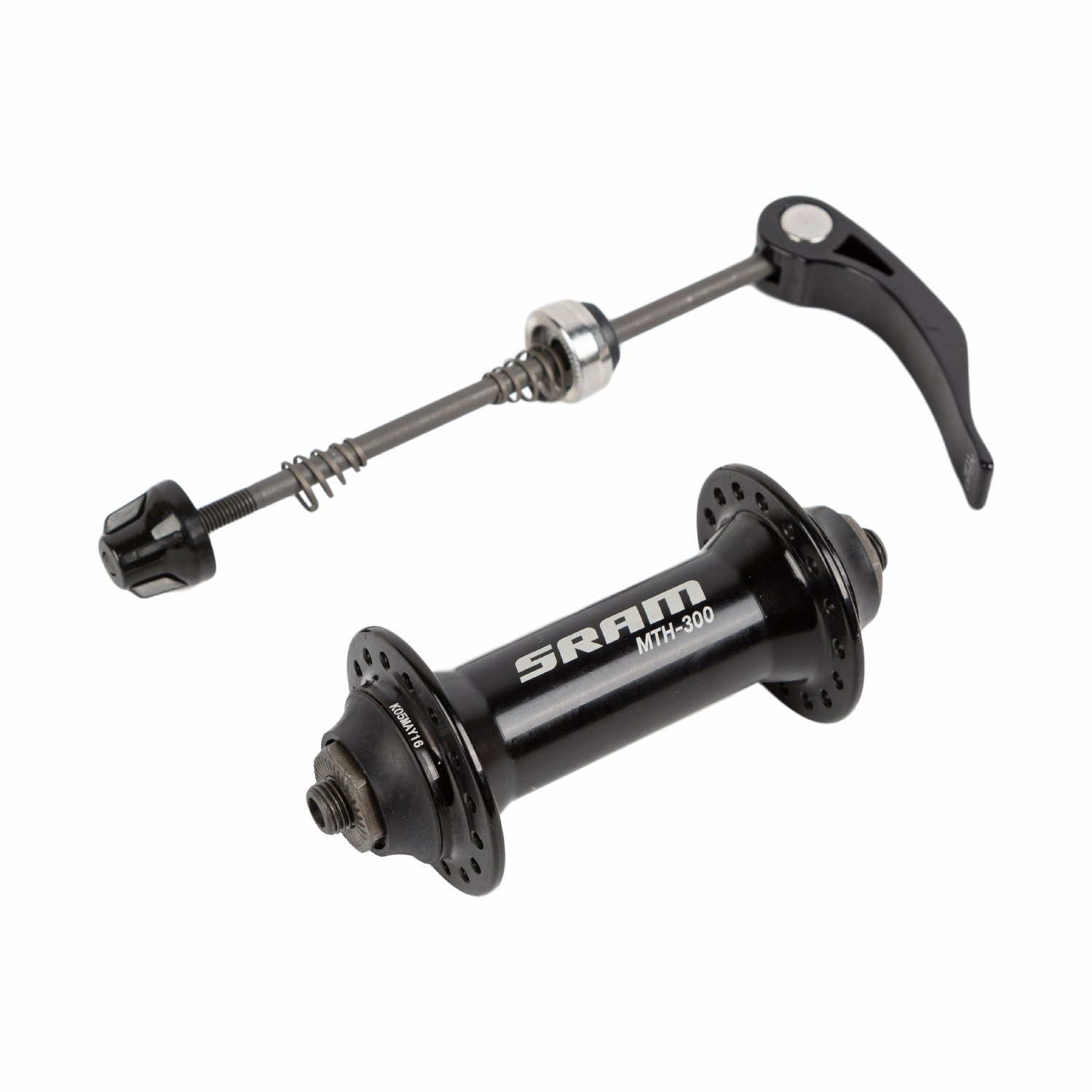 Велосипедная втулка SRAM MTB 300 Front, передняя, 32 отверстия, чёрная, 00.2015.081.080 втулка передняя 32 отверстия эксцентрик алюминий