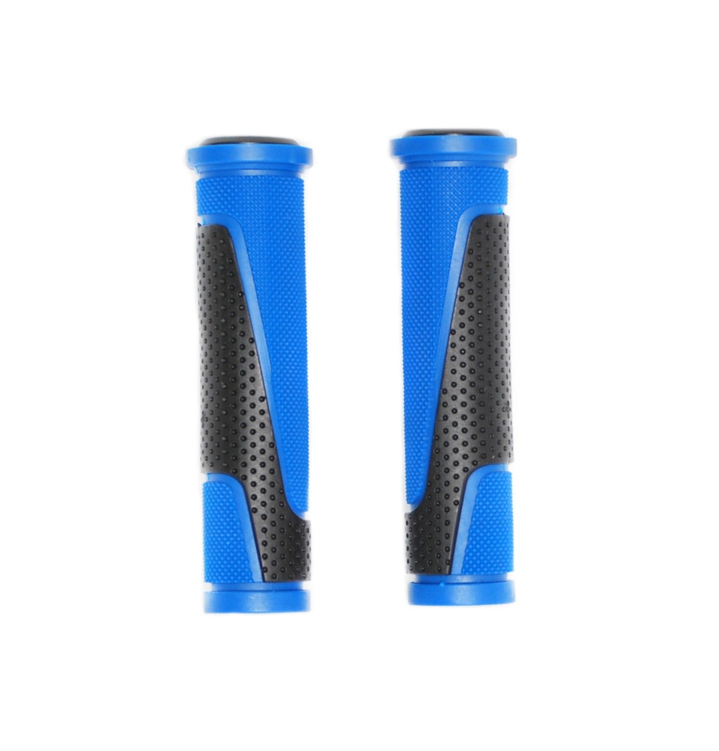 Ручки велосипедные HORST на руль H305, резиновые, 130мм, черно-синие, 00-170467