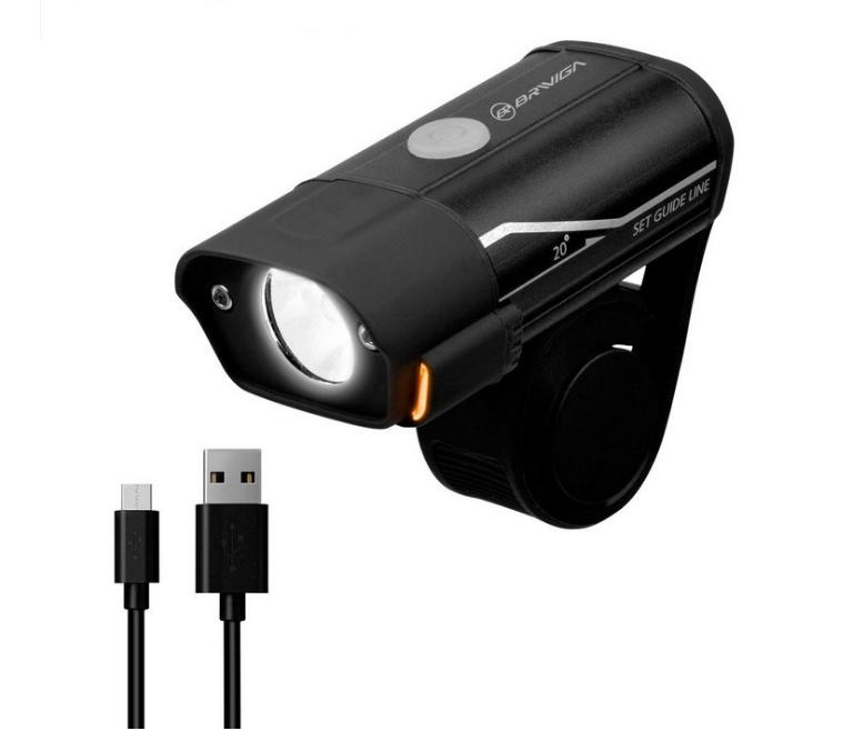 

Велофонарь Briviga, передний, USB, на руль, два диода CREE XP-G2, 400 лм, встроенный аккумулятор, EBL-3291