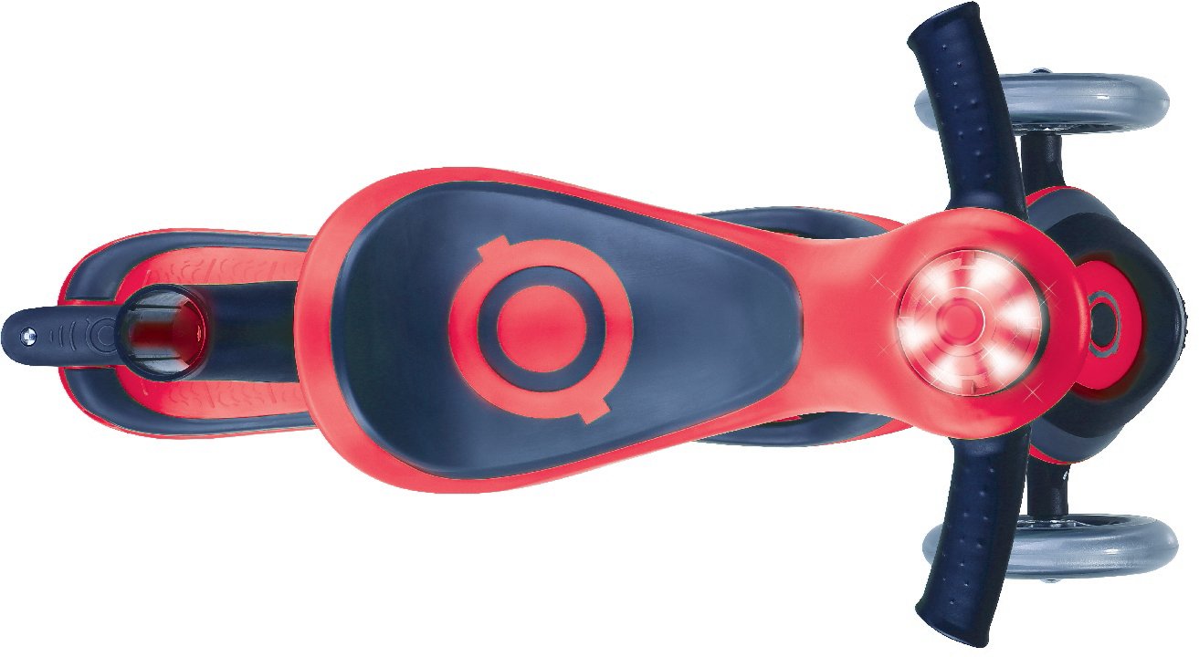 фото Самокат-трансформер globber go up comfort play lights, красный, 2020, 463-102 g
