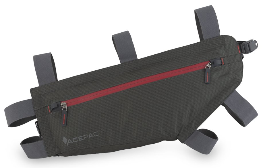 Сумка велосипедная на раму ACEPAC Zip Frame Bag M, серый, 128223 сумка велосипедная на раму acepac zip frame bag l 129305