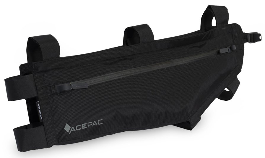 Сумка велосипедная на раму ACEPAC Zip Frame Bag M, черный, 128209 сумка велосипедная на раму acepac zip frame bag l 129305