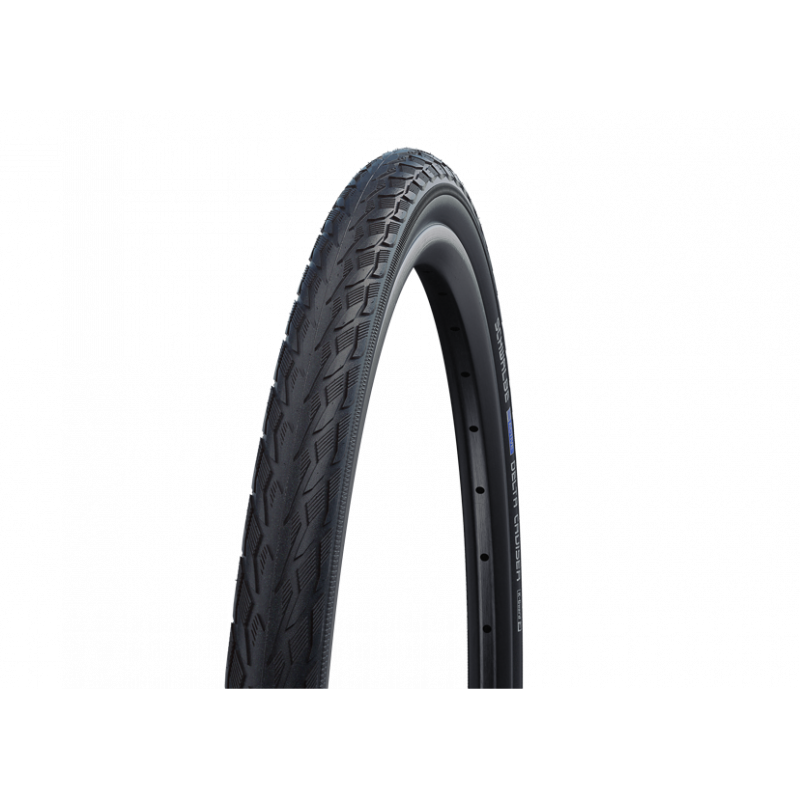 

Велопокрышка SCHWALBE DELTA CRUISER PLUS, 24X1 3/8, 37-540, PunctureGuard, HS392, SBC, 50EPI, B/B+RT, 05-11159009, Черный