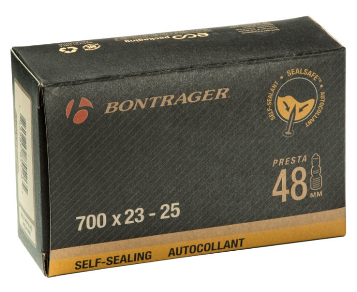 Камера велосипедная Bontrager Self Sealing, 700X18-23, PV48, самоклеющаяся, с защитой от проколов, TCG-417044
