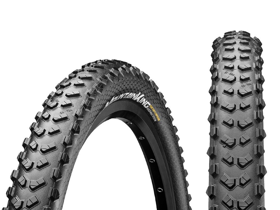 

Покрышка велосипедная Continental Mountain King III 2.3, 26"x2.3", складная, 3/180TPI, PureGrip, TR, черная, 150301, Черный