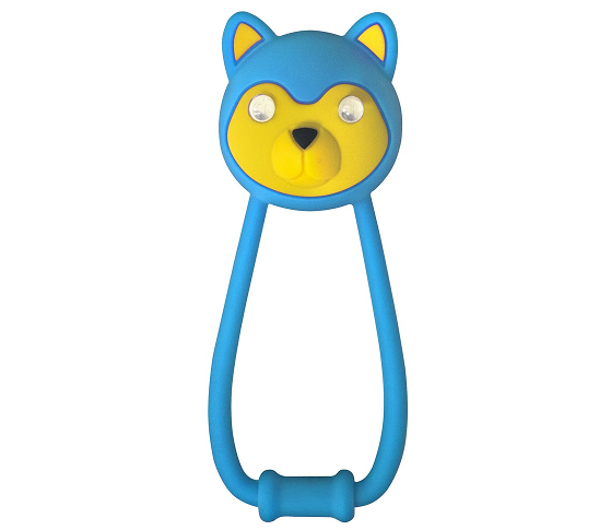 

Фонарик велосипедный KELLY'S TEDDY, задний, силиконовый, 2 LED, режимы: 100% (80ч), мигающий (125ч), синий, 74174