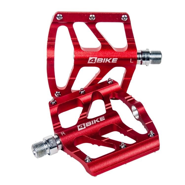 

Педали велосипедные 4BIKE M304RED, 118х98х18 мм, 2 промподшипника + втулка скольжения, Cr-Mo ось, ARV-K304RED, Красный