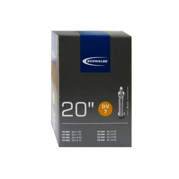 Камеры для велосипеда  ВашВелосипед Камера велосипедная SCHWALBE, 20, 40/62-406 IB, DV7 40 mm, 05-10415611