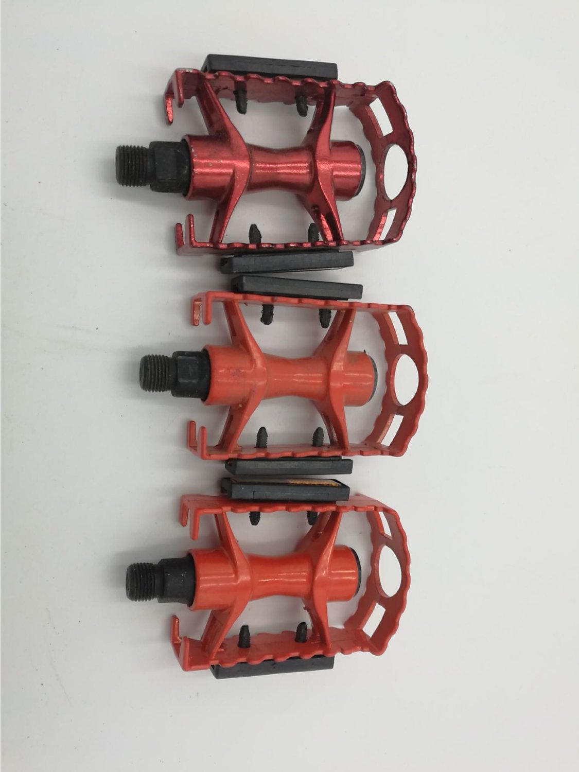 фото Педали vinca sport vp 04а, алюминиевые, платформа 95*65 мм - 9/16', красные, vp 04а red_уценка
