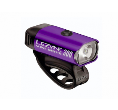 Велофонарь LEZYNE Mini Drive 300, передний, фиолетовый, 1-LED-24F-V121 велофонарь lezyne mini drive 300 передний чёрный 1 led 24f v104