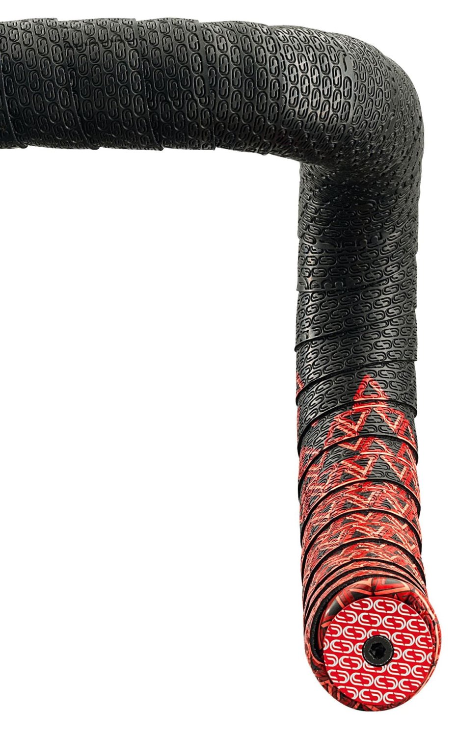 фото Обмотка руля велосипедная deda elementi loop tape, двухслойная, black/red, dedatape600