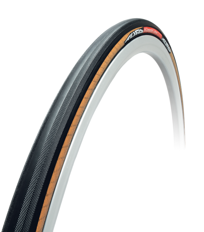 фото Покрышка-трубка велосипедная tufo hi-composite carbon, 28", 25 мм, 300g, чёрный / бежевый, gal1l1308122