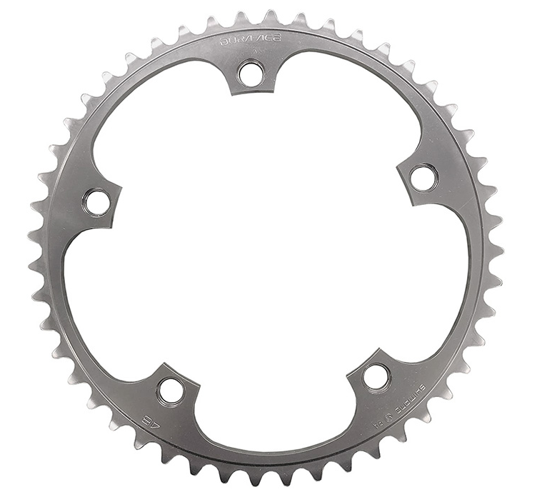 

Звезда велосипедная Shimano DA Track, FC-7710, передняя, 48T, 1/2"X1/8", серебристый, Y16S48001