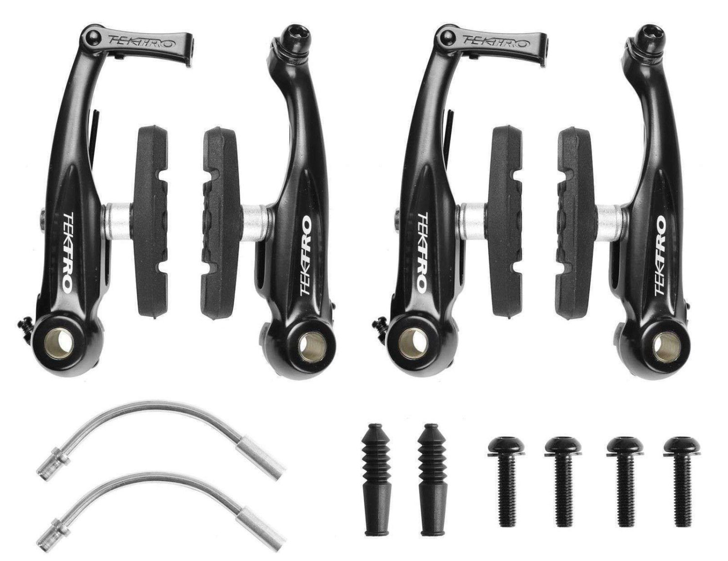 

Тормоза велосипедные TEKTRO EN 837AL, V-brake, MTB, комплект, алюминий, черный, 6-190225